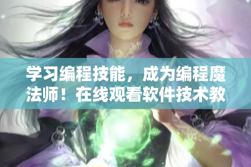 学习编程技能，成为编程魔法师！在线观看软件技术教学课程