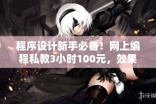程序设计新手必备！网上编程私教3小时100元，效果可见！