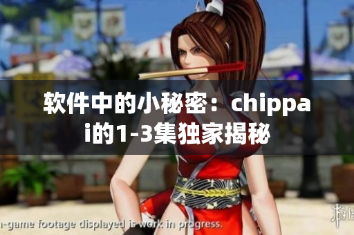 软件中的小秘密：chippai的1-3集独家揭秘