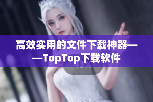 高效实用的文件下载神器——TopTop下载软件