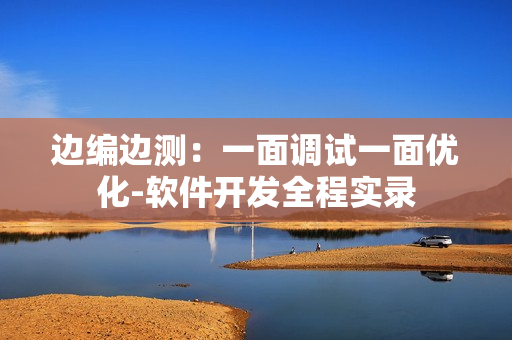 边编边测：一面调试一面优化-软件开发全程实录