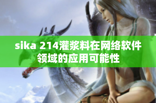 sika 214灌浆料在网络软件领域的应用可能性