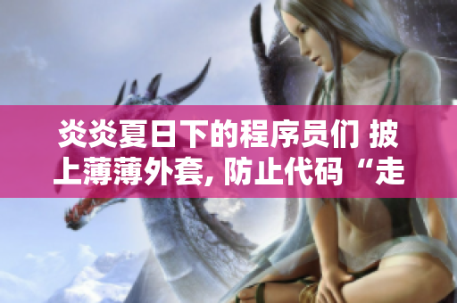 炎炎夏日下的程序员们 披上薄薄外套, 防止代码“走光”