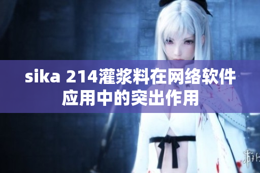 sika 214灌浆料在网络软件应用中的突出作用