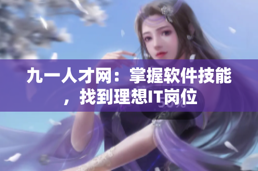 九一人才网：掌握软件技能，找到理想IT岗位