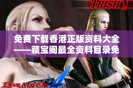 免费下载香港正版资料大全——藏宝阁最全资料目录免费获取！