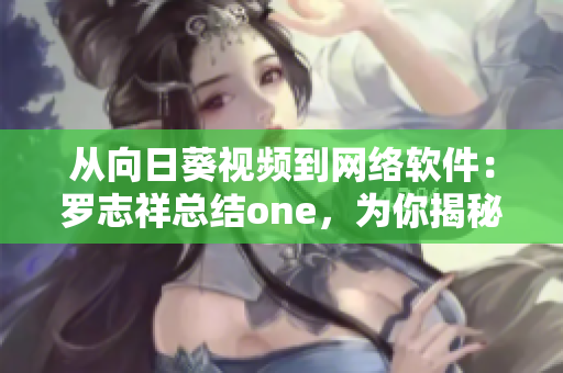 从向日葵视频到网络软件：罗志祥总结one，为你揭秘成功软件开发技巧