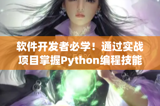 软件开发者必学！通过实战项目掌握Python编程技能
