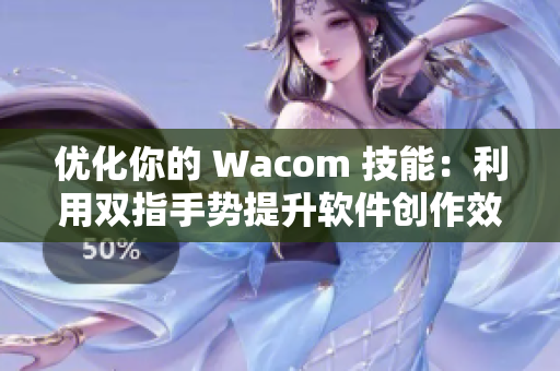 优化你的 Wacom 技能：利用双指手势提升软件创作效率