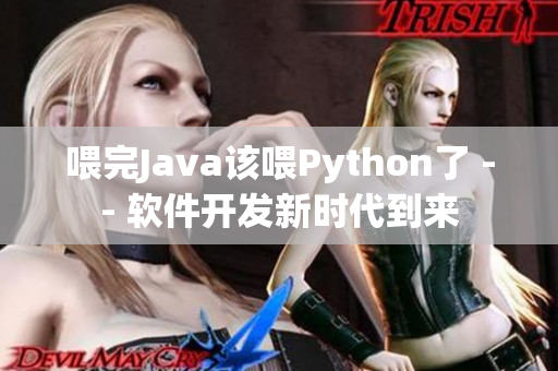 喂完Java该喂Python了 -- 软件开发新时代到来