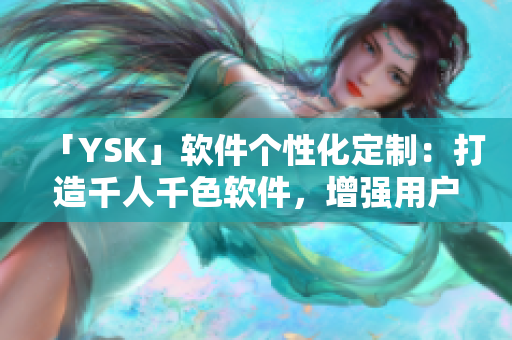 「YSK」软件个性化定制：打造千人千色软件，增强用户体验