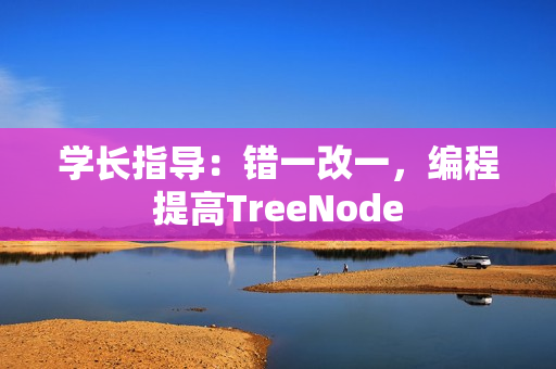 学长指导：错一改一，编程提高TreeNode