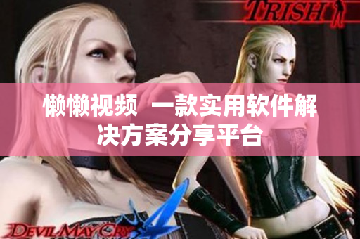 懒懒视频  一款实用软件解决方案分享平台