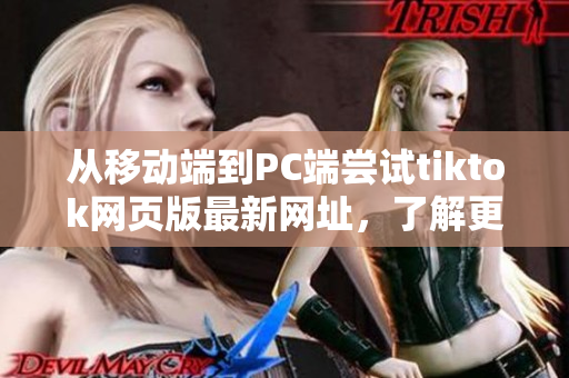 从移动端到PC端尝试tiktok网页版最新网址，了解更多视频内容！