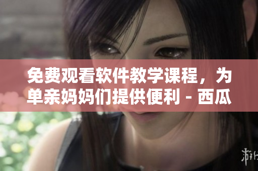 免费观看软件教学课程，为单亲妈妈们提供便利 - 西瓜视频最新服务