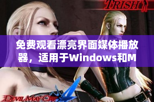 免费观看漂亮界面媒体播放器，适用于Windows和Mac操作系统