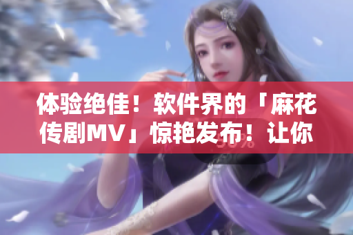 体验绝佳！软件界的「麻花传剧MV」惊艳发布！让你的软件之旅更加精彩！