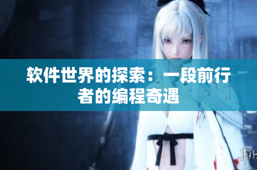 软件世界的探索：一段前行者的编程奇遇