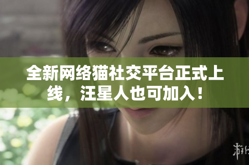 全新网络猫社交平台正式上线，汪星人也可加入！