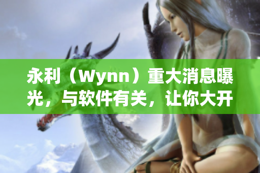 永利（Wynn）重大消息曝光，与软件有关，让你大开眼界！