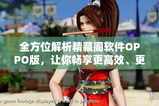 全方位解析精藏阁软件OPPO版，让你畅享更高效、更安全的网络体验