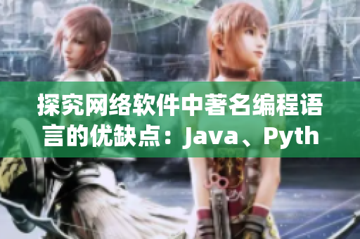 探究网络软件中著名编程语言的优缺点：Java、Python、C++等