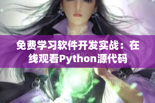 免费学习软件开发实战：在线观看Python源代码