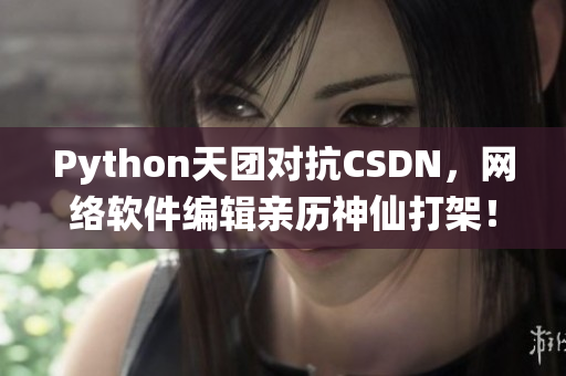 Python天团对抗CSDN，网络软件编辑亲历神仙打架！