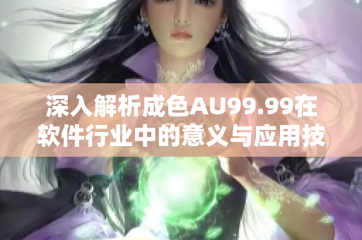 深入解析成色AU99.99在软件行业中的意义与应用技巧