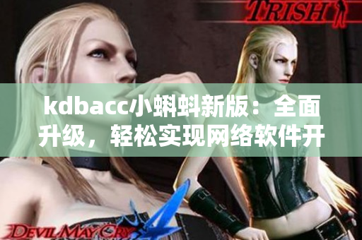 kdbacc小蝌蚪新版：全面升级，轻松实现网络软件开发