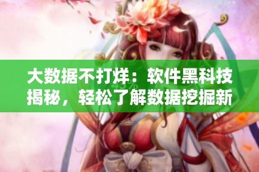 大数据不打烊：软件黑科技揭秘，轻松了解数据挖掘新玩法！