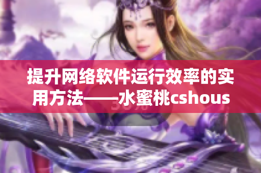 提升网络软件运行效率的实用方法——水蜜桃cshoushiw实践分享