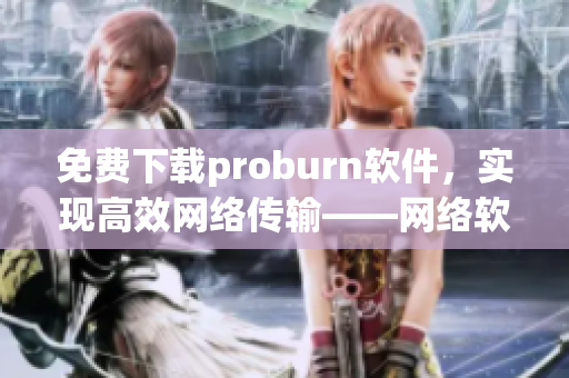 免费下载proburn软件，实现高效网络传输——网络软件编辑分享