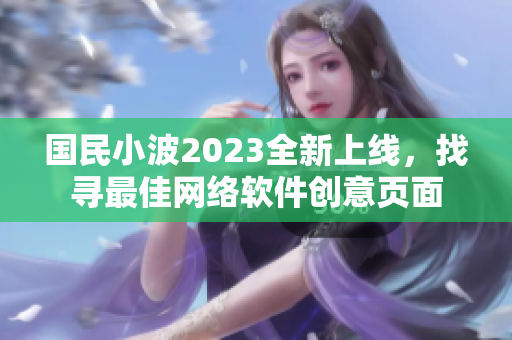 国民小波2023全新上线，找寻最佳网络软件创意页面