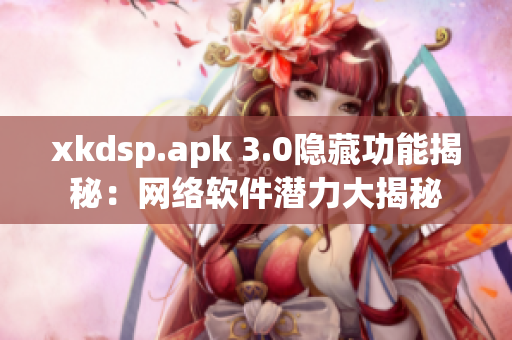 xkdsp.apk 3.0隐藏功能揭秘：网络软件潜力大揭秘