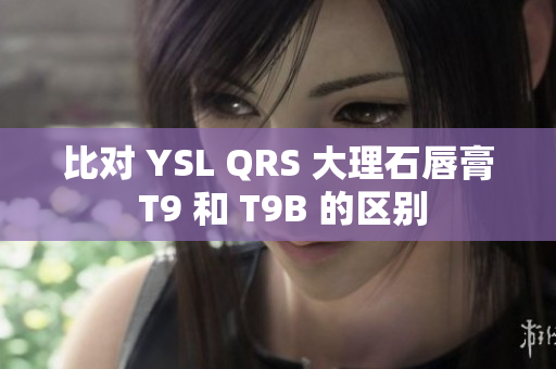 比对 YSL QRS 大理石唇膏 T9 和 T9B 的区别