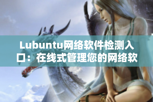 Lubuntu网络软件检测入口：在线式管理您的网络软件