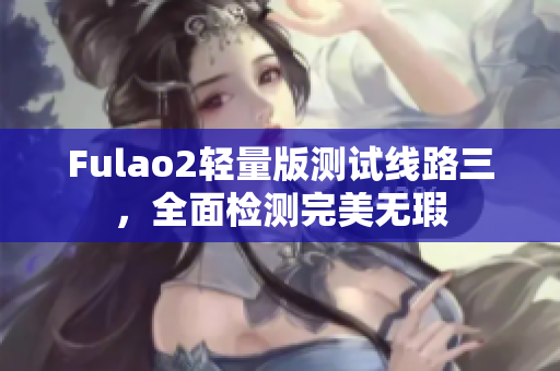 Fulao2轻量版测试线路三，全面检测完美无瑕