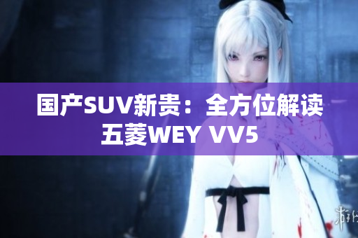 国产SUV新贵：全方位解读五菱WEY VV5