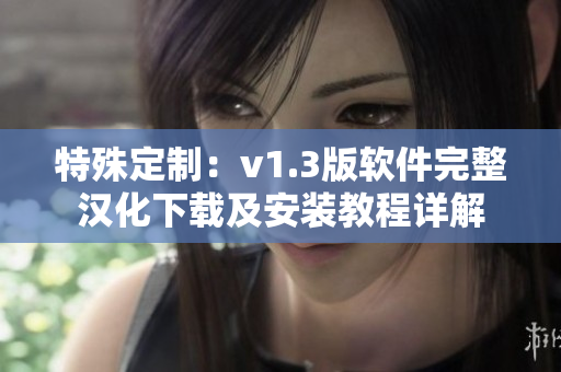 特殊定制：v1.3版软件完整汉化下载及安装教程详解