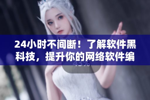 24小时不间断！了解软件黑科技，提升你的网络软件编写水平