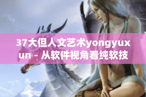 37大但人文艺术yongyuxun - 从软件视角看纯软技术的人文魅力