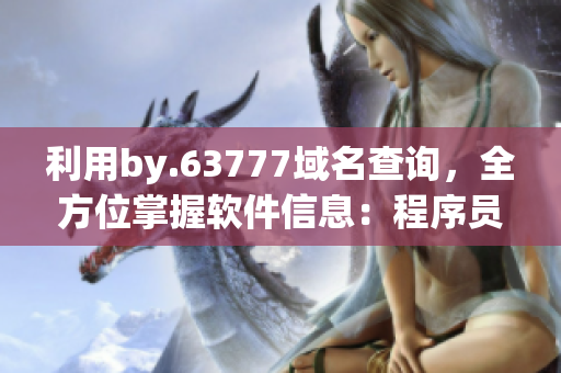 利用by.63777域名查询，全方位掌握软件信息：程序员必备工具！