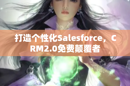 打造个性化Salesforce，CRM2.0免费颠覆者