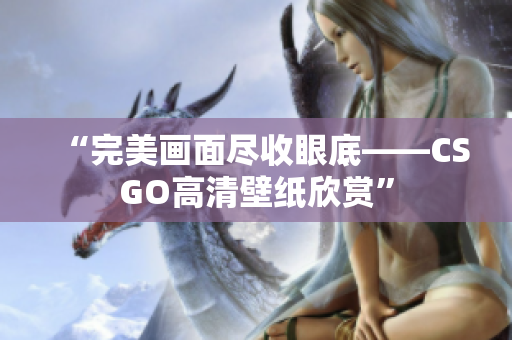 “完美画面尽收眼底——CSGO高清壁纸欣赏”