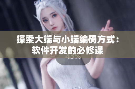 探索大端与小端编码方式：软件开发的必修课