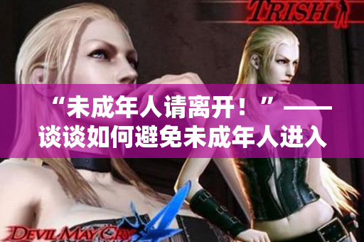 “未成年人请离开！”——谈谈如何避免未成年人进入藏宝阁
