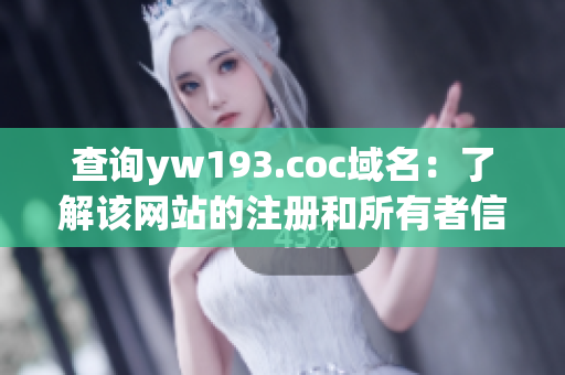 查询yw193.coc域名：了解该网站的注册和所有者信息