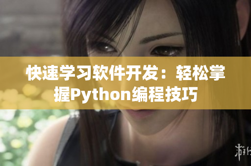 快速学习软件开发：轻松掌握Python编程技巧