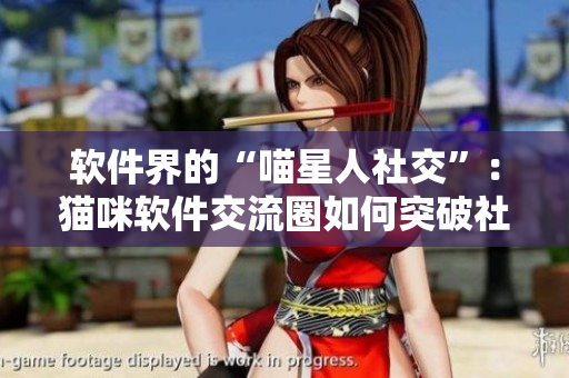 软件界的“喵星人社交”：猫咪软件交流圈如何突破社交障碍